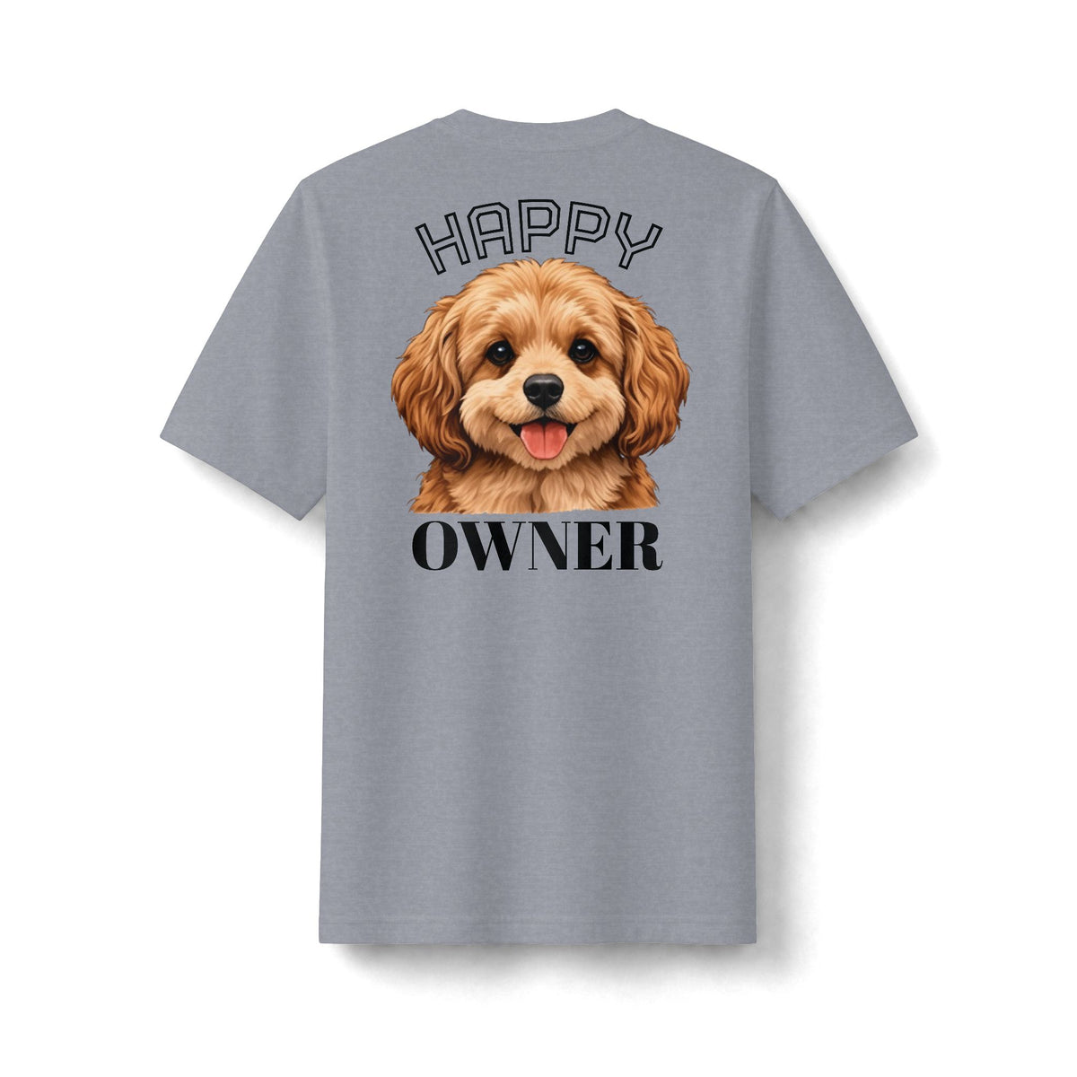 Personalizable Happy Owner Pet T‑Shirt Cute Puppy Graphic Tee for Pets