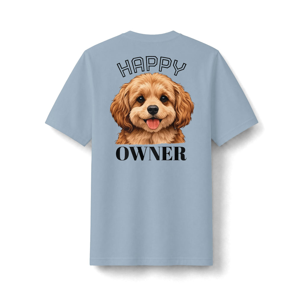 Personalizable Happy Owner Pet T‑Shirt Cute Puppy Graphic Tee for Pets
