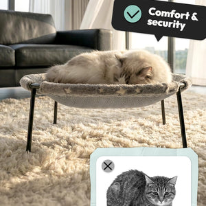 Elevated Glow-In-The-Dark Cat Bed