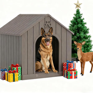 Large Outdoor Indoor Dog House