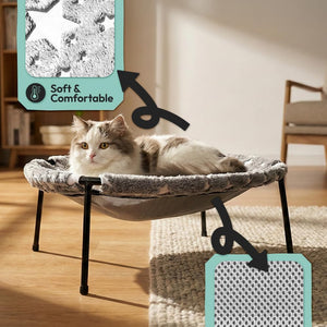 Elevated Glow-In-The-Dark Cat Bed