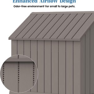 Large Outdoor Indoor Dog House