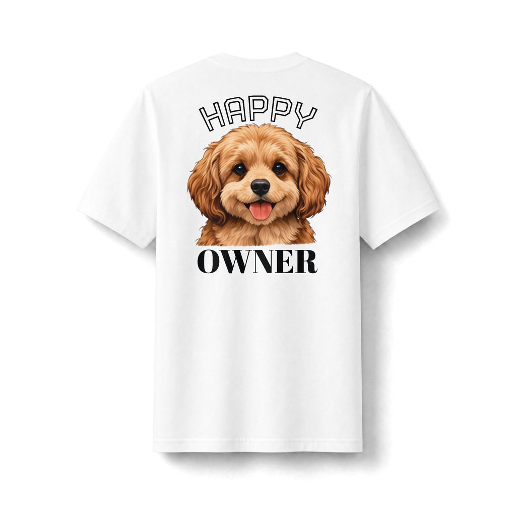 Personalizable Happy Owner Pet T‑Shirt Cute Puppy Graphic Tee for Pets
