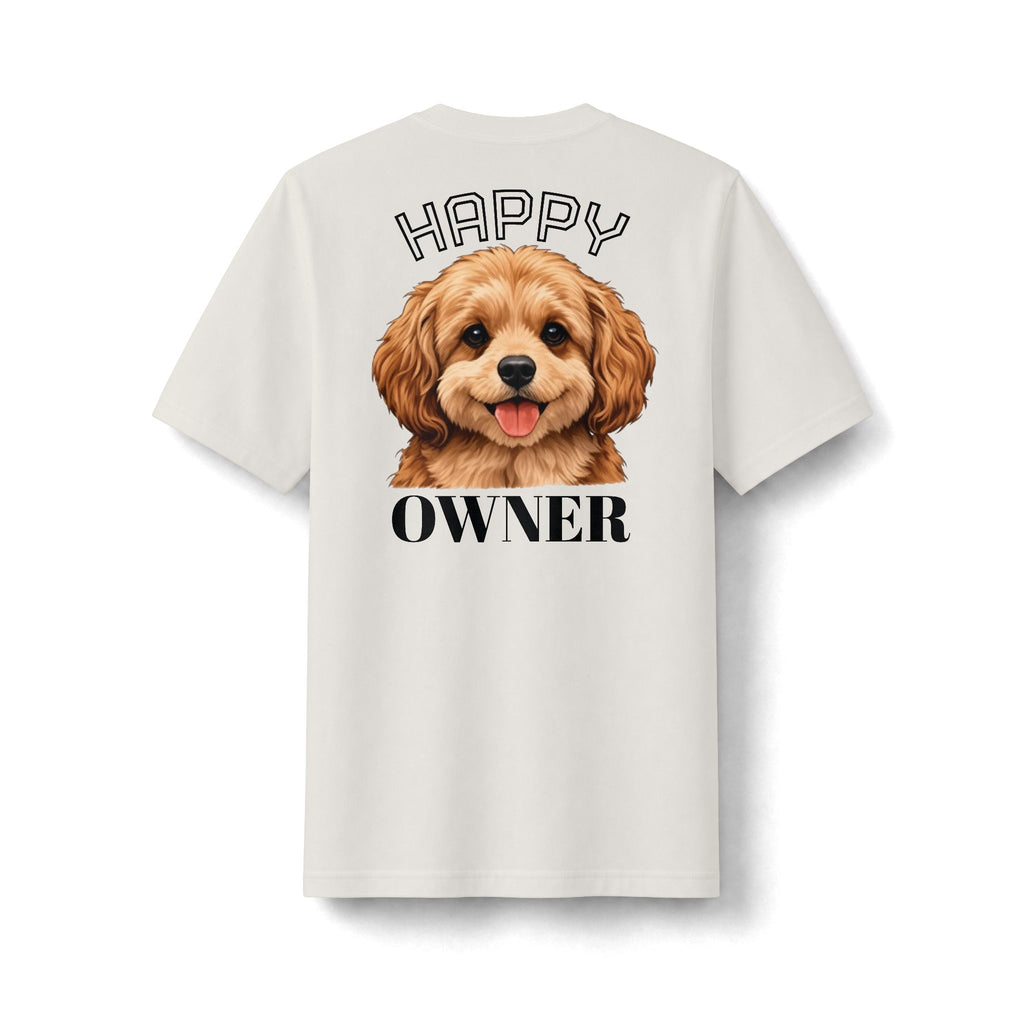 Personalizable Happy Owner Pet T‑Shirt Cute Puppy Graphic Tee for Pets