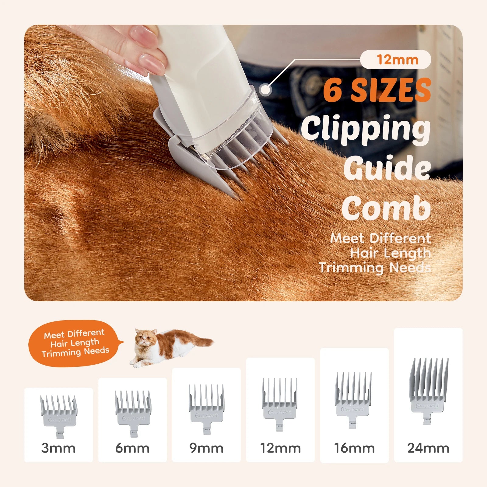 Professional Pet Grooming Vacuum Kit with 3 Suction Modes 2.5L tank
