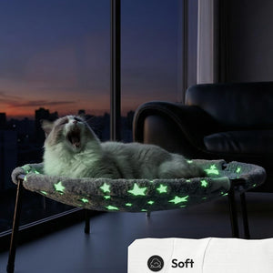 Elevated Glow-In-The-Dark Cat Bed